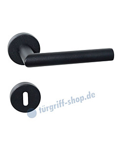 Thema Black Soft Line rauh Rosettengarnitur schwarz von Lienbacher