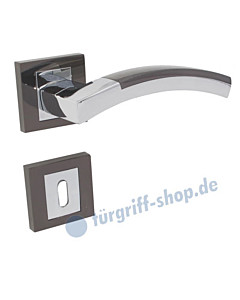 Vector Quadrat Türgriffe Rosettengarnitur Zamak verchromt / schwarz verchromt Lienbacher