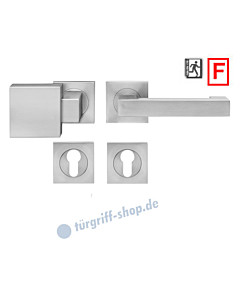 Washington ER/FS49Q Feuerschutz-Wechselgarnitur Knopf/Drücker PZ 9 mm Edelstahl matt Karcher Design