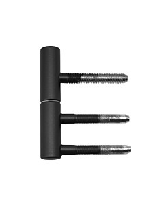 Türband für Holzzarge | 2-teilig | Ø 15 mm | PVD Tiefschwarz Griffwelt