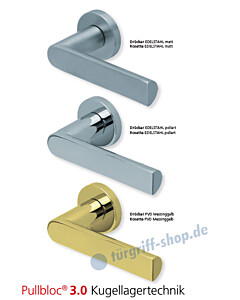 1008 Rosettengarnitur Pullbloc 3.0 Edelstahl von Scoop