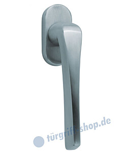 1026 Fenstergriff oval Edelstahl matt Scoop