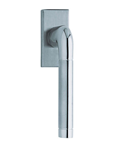 1101 (Duo) Fenstergriff eckig Edelstahl matt/poliert von Scoop