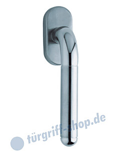 1173 (Tanja) Fenstergriff oval Edelstahl matt/poliert von Scoop
