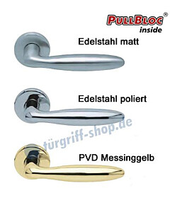 1083 (Sara) Rosettengarnitur PullBloc Edelstahl von Scoop