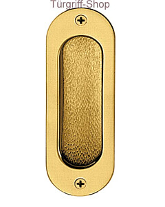 Einlassmuschel FSB 42-4212  Messing oval offen