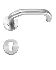 Rosetten-Halbgarnitur 5705E PZ-Lochung, Edelstahl matt von Spitzer