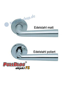 1004 (Jericho) FS Rosettengarnitur PullBloc Edelstahl von Scoop