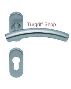1086 (Fabo) FS-Rosettengarnitur oval PullBloc Edelstahl Scoop