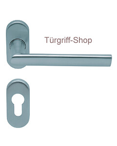 1109 (Jade II) FS-Rosettengarnitur oval PullBloc Edelstahl Scoop