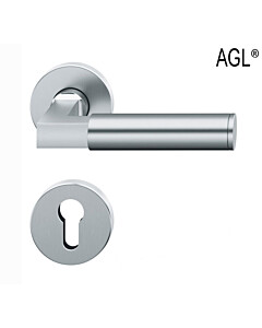 72-1102 Rosettengarnitur | Objektqualität mit Ausgleichslager AGL® Edelstahl feinmatt von FSB