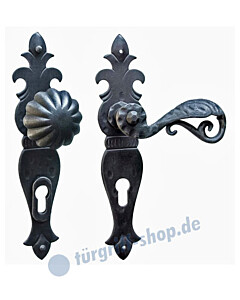 Cortina LS Haustürgarnitur mit Sicherheitsrosette Hardox® Galbusera