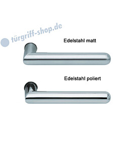 1107 Drückerpaar Edelstahl matt oder poliert von Scoop