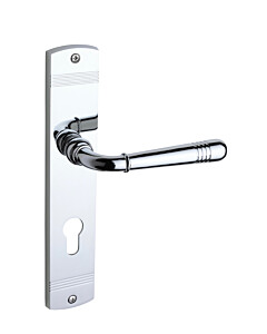 tecnoGRIFF Cromat Emily Langschildgarnitur Chrom poliert MPC PZ 