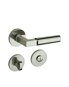 Bauhaus Türbeschlag  GRO 20-07ZAMAK Matt vernickelt MMN–WC-Bad