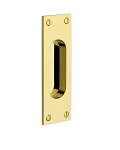 Schiebetürmuschel Bauhaus SM 216-970 Schiebetürbeschlag für Schiebetüren mit Griffmuschel MPu messingfarben PVD