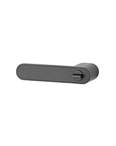 APRILE Türgriffpaar GUAVA RTH L BK-D Leder schwarz WC Links