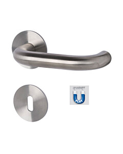 Jena - R Rosettengarnitur MAGNET FLAT GK3 Edelstahl matt von Südmetall