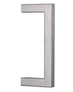Stoßgriff San Michaele, schräg 45°, 30x30 mm, Edelstahl matt Südmetall
