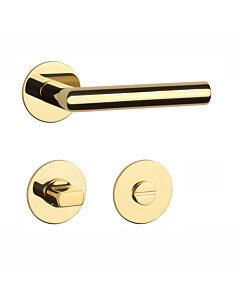 APRILE Türgriff OVAL 1750 ULTRASLIM 3MM GOLD PVD  – WC-Bad