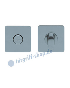 WC Rosettenpaar flächenbündig quadratisch 55x55mm Edelstahl-matt Scoop