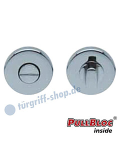 WC Rosettenpaar PullBloc rund Ø 54mm Edelstahl poliert Scoop