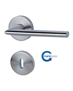 Zoe - R Rosettengarnitur Edelstahl matt TopSpeed Südmetall