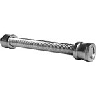 Befestigungsset EZ 1060 paarweise Befestigung auf Holz-/Kunststoff- oder Metalltüren für Karcher Stoßgriffe