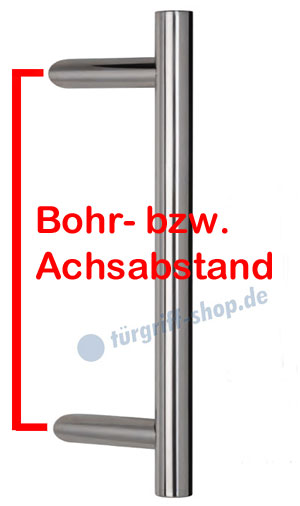 Bohrabstand bei Stossgriffen