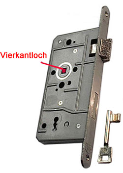 Vierkantloch Vierkantstifte