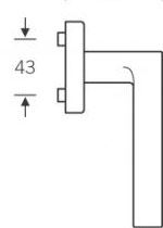 Bohrabstand bei Fenstergriffen Bohrabstand bei Fenstergriffen
