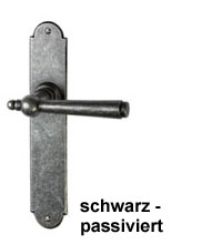 Farbbeispiel: schwarz passivierte Oberfläche Farbbeispiel: schwarz passivierte Oberfläche