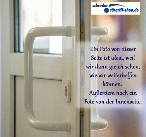 Kunststoff-Stoßgriff austauschen - was wir von Ihnen brauchen